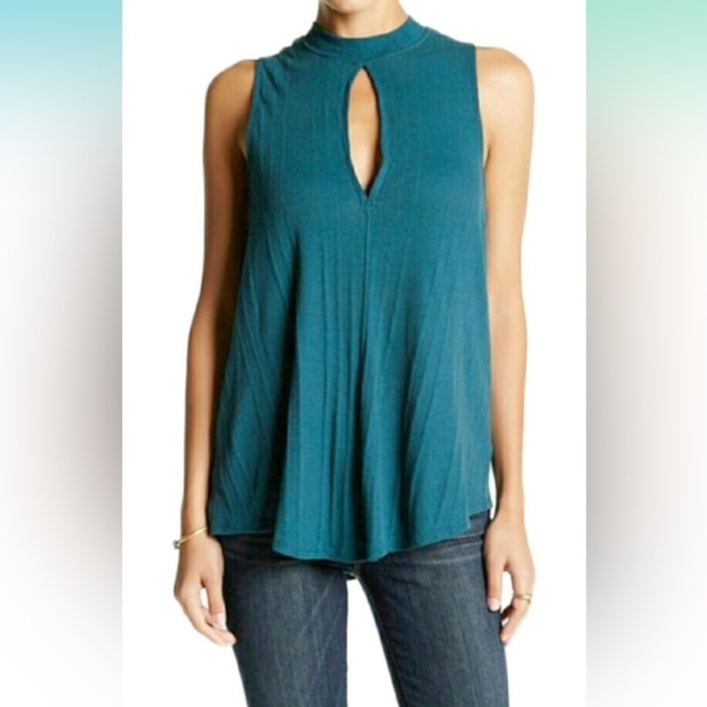 We The Free Womens Faye Ribbed Tank Top Size Medium